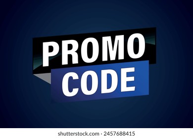 promo code poster banner graphic design icon logo sign symbol social media website coupon

