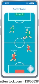 Promo code smartphone interface template. 30 percent off discount mobile website page layout. Getting money off coupon code. Special offer, online voucher, sale. Application flat UI. Phone display