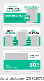 Promo Fashion Banner, Ads, Social Media