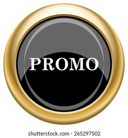 Promo icon. Internet button on white  background. EPS10 Vector. 