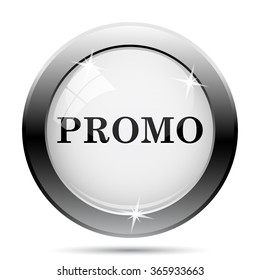 Promo icon. Internet button on white background. EPS10 vector.
