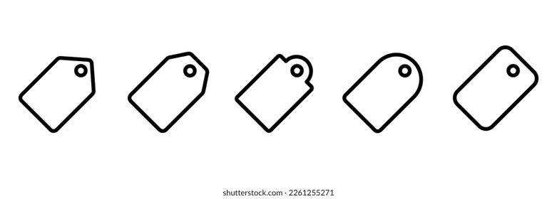 promo icon. label, discount, promo and shopping vector. flat style - stock vector.	
