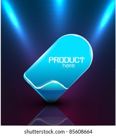 Promo place. Ad background