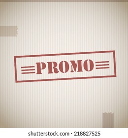 Promo rubber stamp