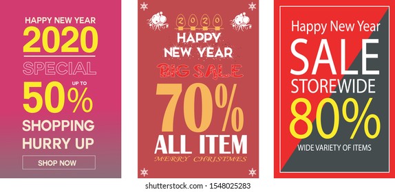 PROMO SALE 2020 HAPPY NEW YEAR