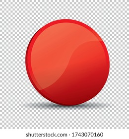 Promo sale round badge or sticker 3d icon, logo isolated design on checked transparent background, copy space for individual text. Vector illustration. Eps 10 vector file.