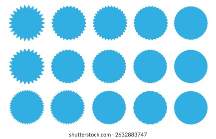 Promo sale starburst or sticker of sunburst label icon. Vector black star price tag or quality mark badge for blank template design. Eps 10.