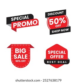 Promo Special Design Vector style