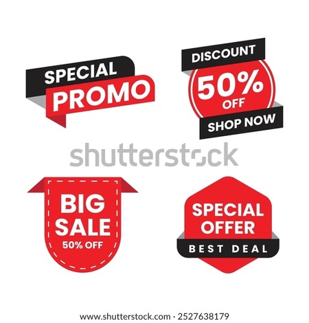 Promo Special Design Vector style