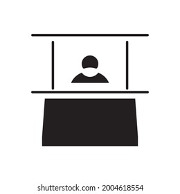 promo stand icons symbol vector elements for infographic web
