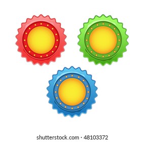Promo sticker template