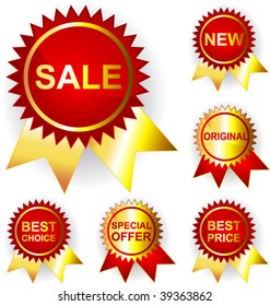 Promo stickers. Vector