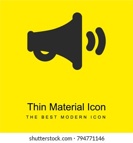 Promote bright yellow material minimal icon or logo design