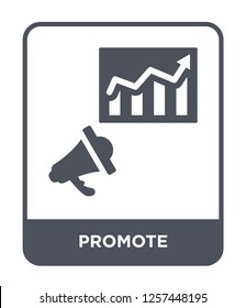 promote icon vector on white background, promote trendy filled icons from Marketing collection, promote simple element illustration