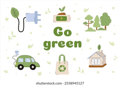 Promote sustainable living and eco-friendly practices with engaging graphics