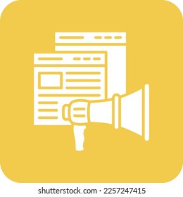 Promote vector icon. Can be used for printing, mobile and web applications.
