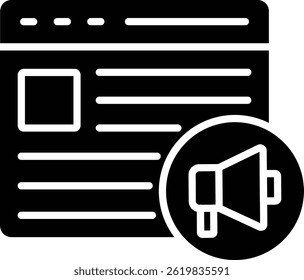 Promote vector icon. Can be used for printing, mobile and web applications.