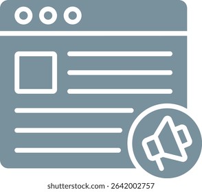 Promote vector icon. Can be used for printing, mobile and web applications.