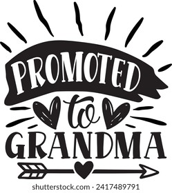 Promoted to grandma pregnant design