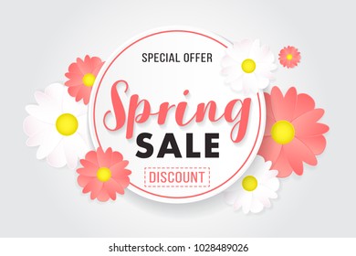 Promotion Background Poster Banner Spring Sale