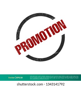 Promotion Banner Grunge Vector Template Illustration Design. Vector EPS 10.