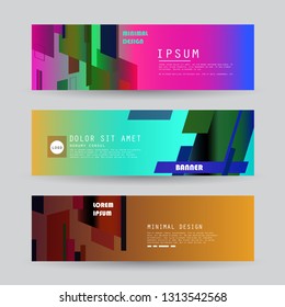 Promotion banners, scroll, price tag, sticker, badge, poster. Vector design