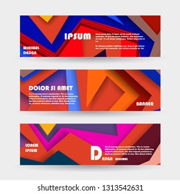 Promotion banners, scroll, price tag, sticker, badge, poster. Vector design