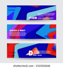 Promotion banners, scroll, price tag, sticker, badge, poster. Vector design