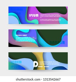 Promotion banners, scroll, price tag, sticker, badge, poster. Vector design