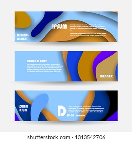 Promotion banners, scroll, price tag, sticker, badge, poster. Vector design