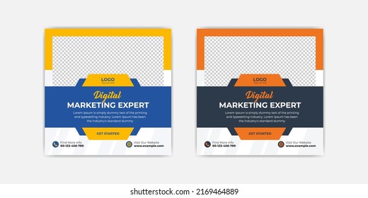 promotion business social media post template