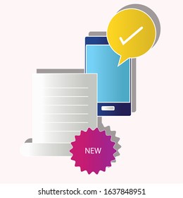 Promotion concept. Creative idea design. Flat vector illustration for template, brochure or presentation.