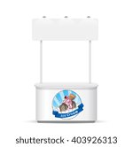 Promotion counter on white background. template vector design