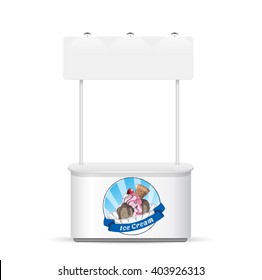 Promotion counter on white background. template vector design