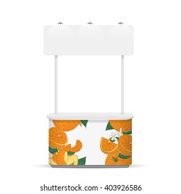 Promotion counter on white background. template vector design