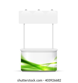 Promotion counter on white background. template vector design