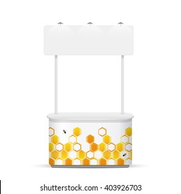 Promotion counter on white background. template vector design