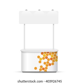 Promotion counter on white background. template vector design