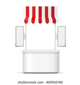 Promotion counter on white background. template vector design