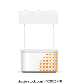 Promotion counter on white background. template vector design