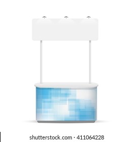 Promotion counter on white background. template vector design