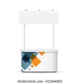 Promotion counter on white background. template vector design