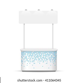 Promotion counter on white background. template vector design