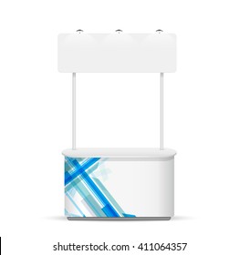 Promotion counter on white background. template vector design
