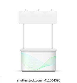 Promotion counter on white background. template vector design