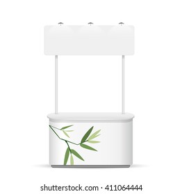 Promotion counter on white background. template vector design