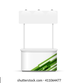 Promotion counter on white background. template vector design