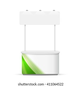 Promotion counter on white background. template vector design