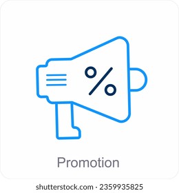 Promotion and discount icon concept