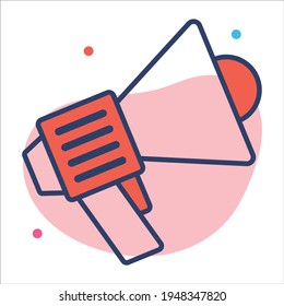 promotion flat line  icon modern illustration